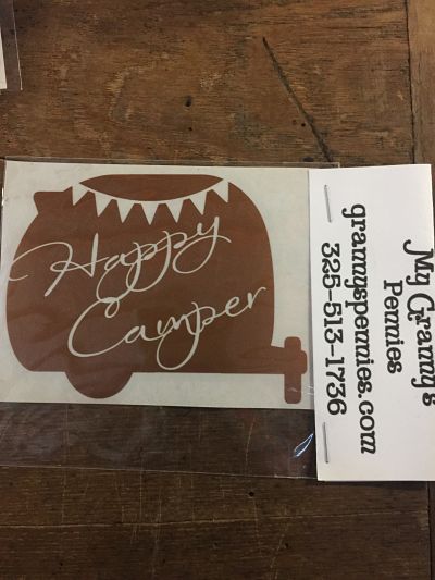 Happy Camper Decal