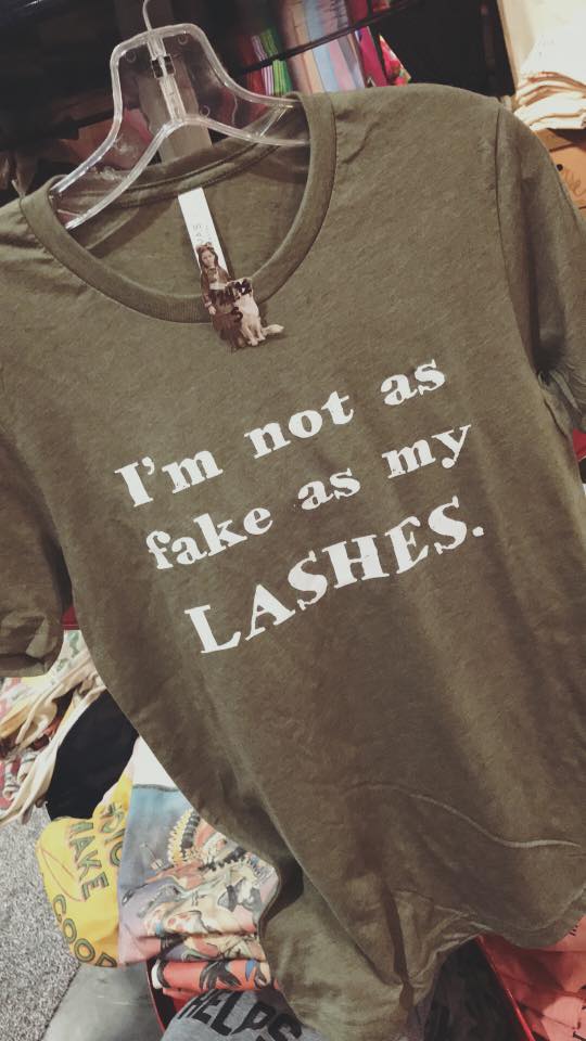 Lashes Tee